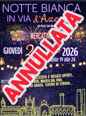 Notte Bianca Via D'Azeglio - ANNULLATA