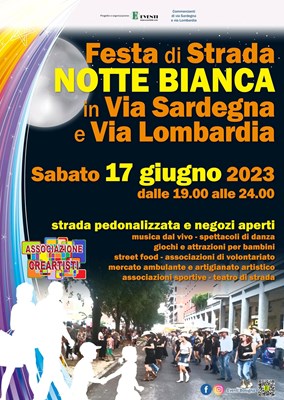 Notte Bianca di Via Sardegna e Via Lombardia